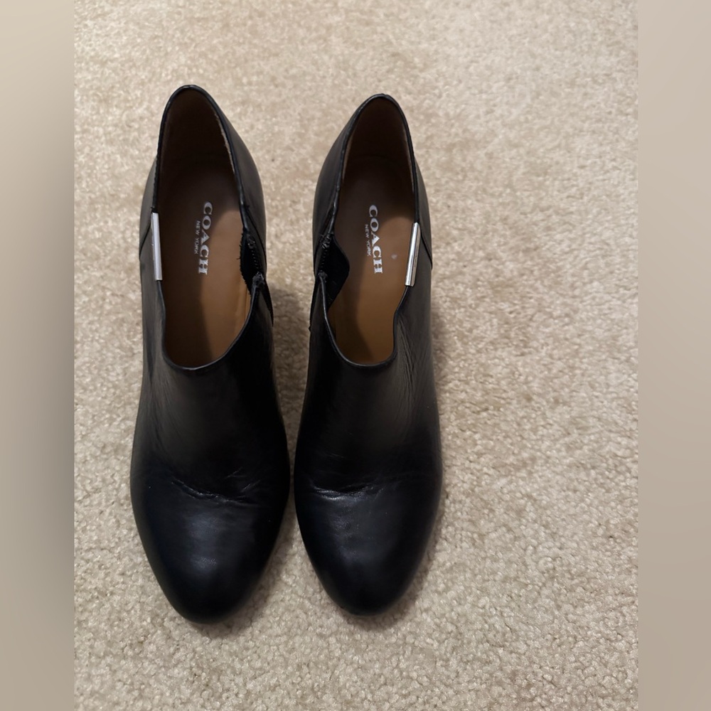 Coach Black Ankle Booties for Women